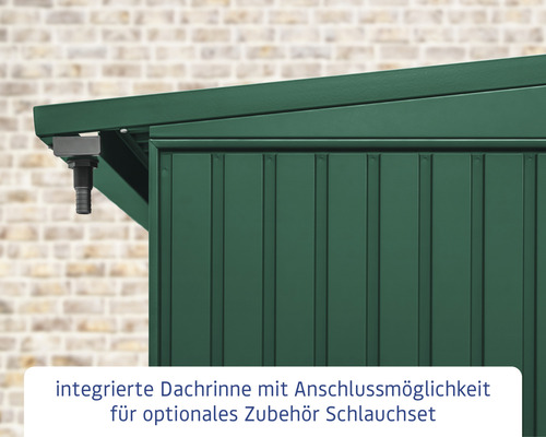 Hörmann EcoStar Trend-V Type 1 brandhoutberging, 122,7 x 102,5 x 198,0 cm, mosgroen