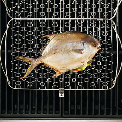 Panier à poisson grand modèle pour barbecue Weber