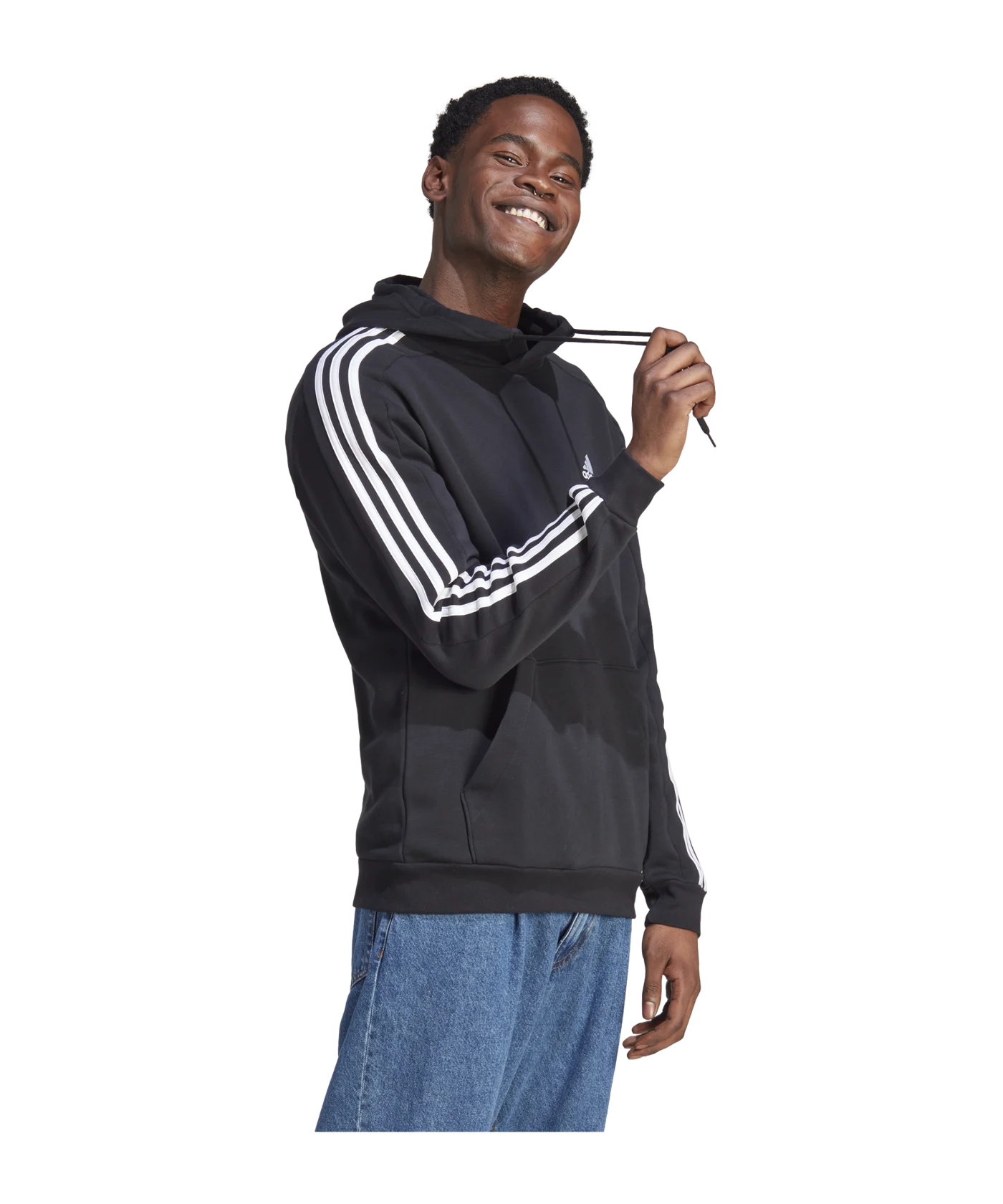 adidas Essentials Fleece Hoody Schwarz