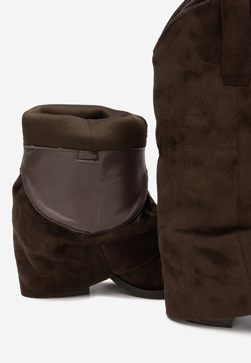 Bottes à talon brunes Wandia