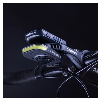 Éclairage avant vélo Ravemen FR160 ALU avec support GPS intégré GARMIN