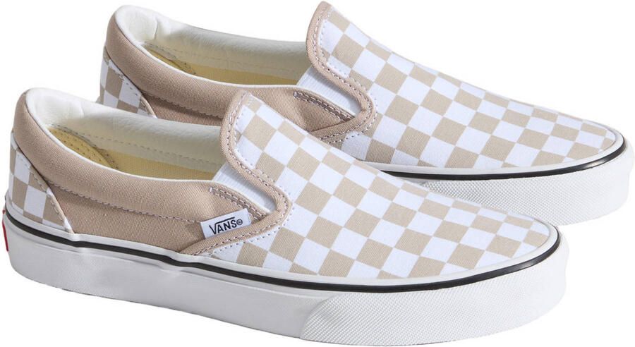 Vans Instappers Classic Slip-On COLOR THEORY CHECKERBOARD MUSHROOM