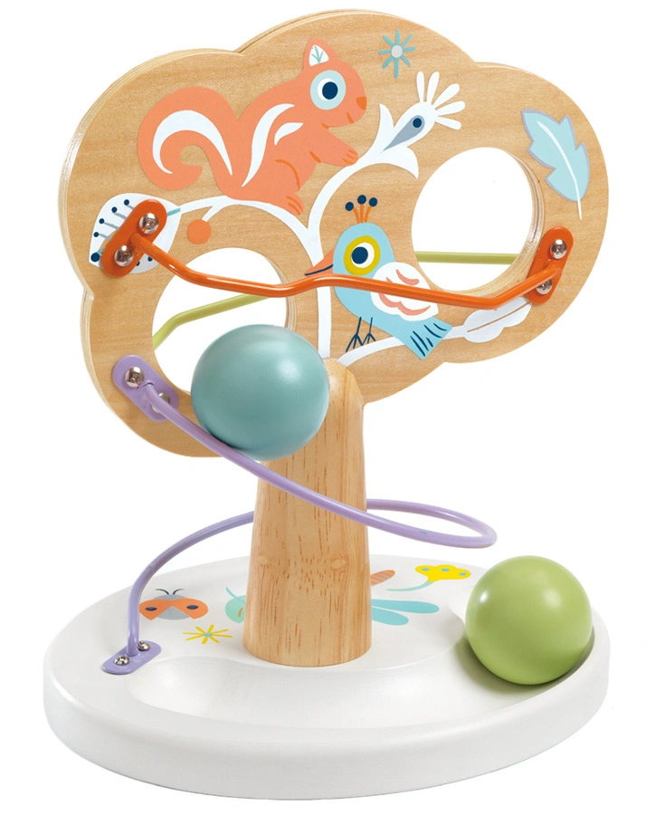 Kugelbahn BABY TREE 3-teilig aus Holz