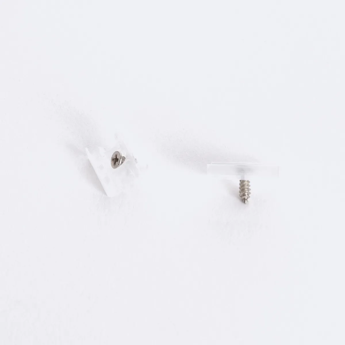 Ledkia Clip Fixation Ruban LED 10 mm (20 unit.) - Blanc