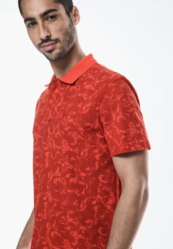 Piquée Poloshirt - pure orange