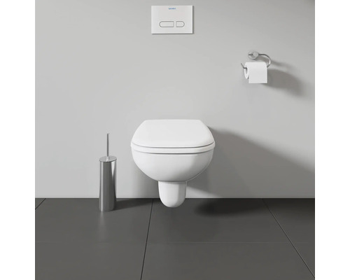 DURAVIT wandcloset D-Code, diepspoel, met rand, kort, wit, glanzend, zonder toiletzitting 2211090000