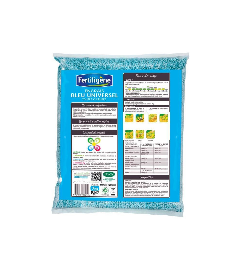 Engrais bleu universel - 7 kg