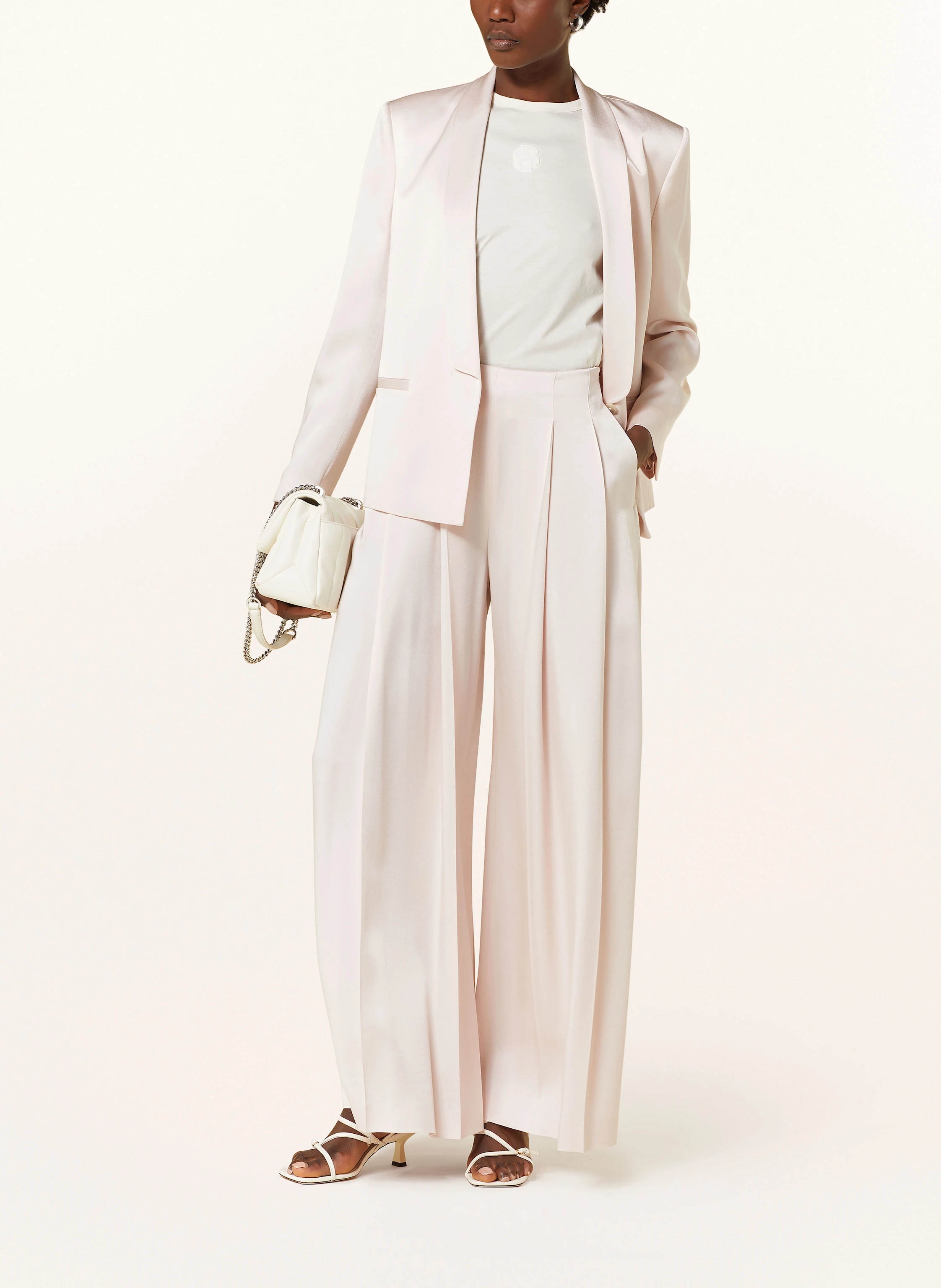 BOSS Marlenehose TETOSA aus Satin