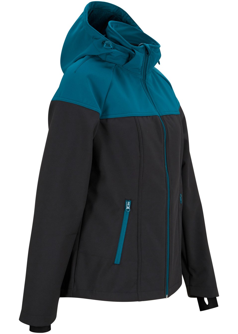 Veste softshell à capuche amovible, imperméable