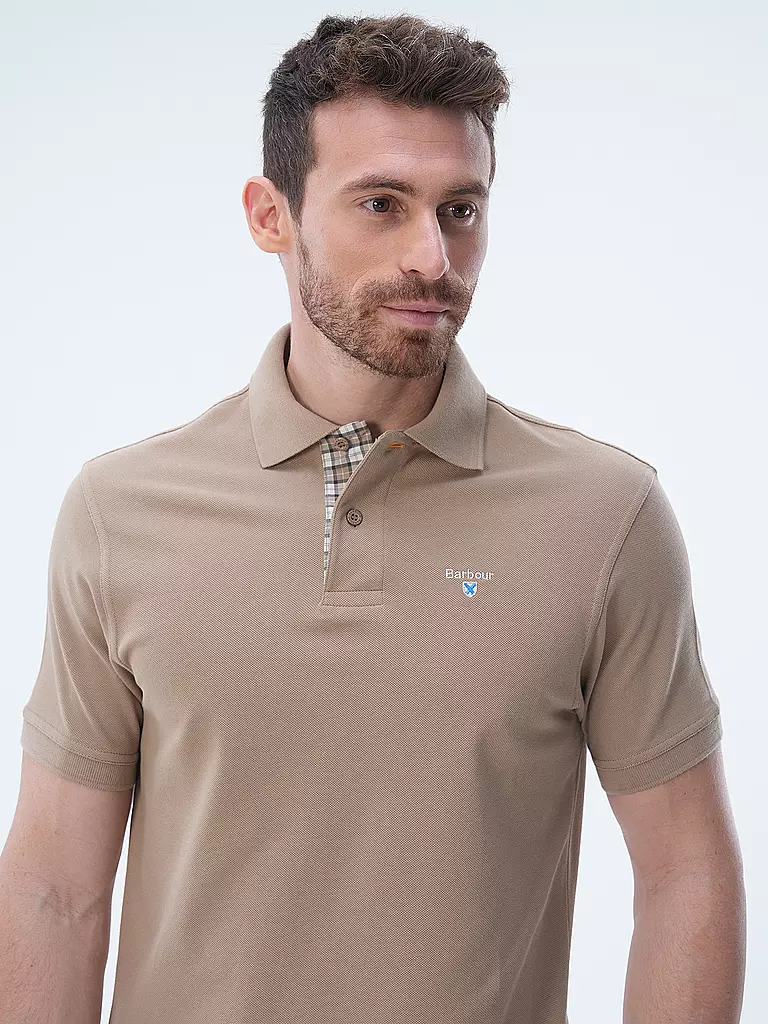 BARBOUR Poloshirt Regular Fit beige