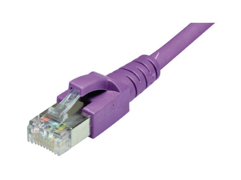 Dätwyler IT Infra Patchkabel RJ-45 - RJ-45, Cat 6A, S/FTP, Patchkabel, 2 m, Violett