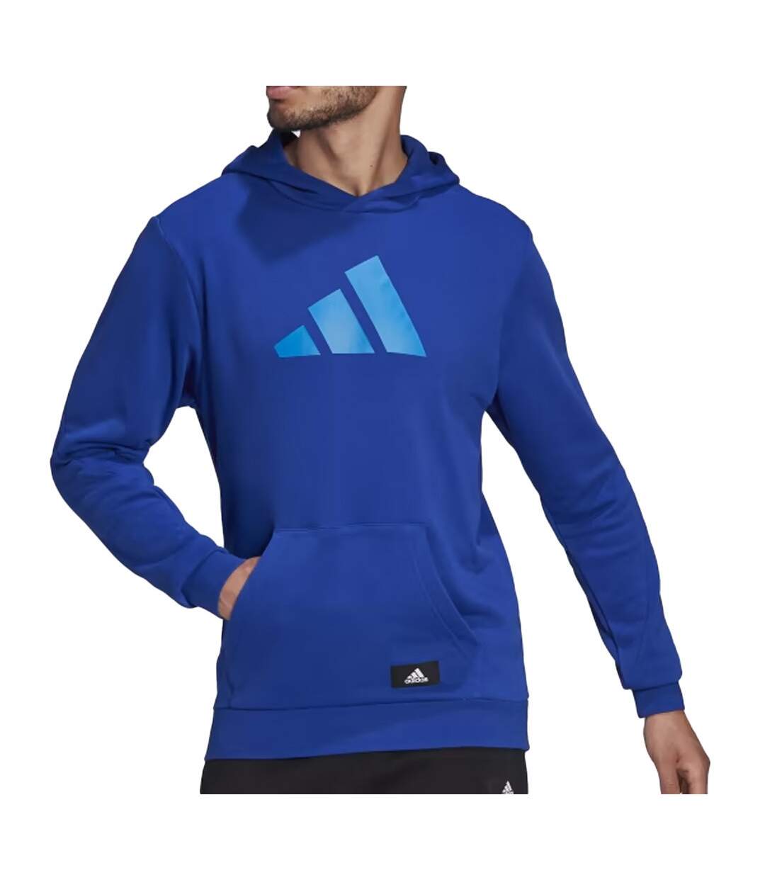 Sweat Bleu Homme Adidas M Fi 3bar Oh