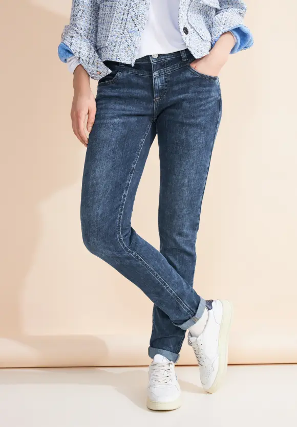 Casual Fit Jeans - deep indigo used wash