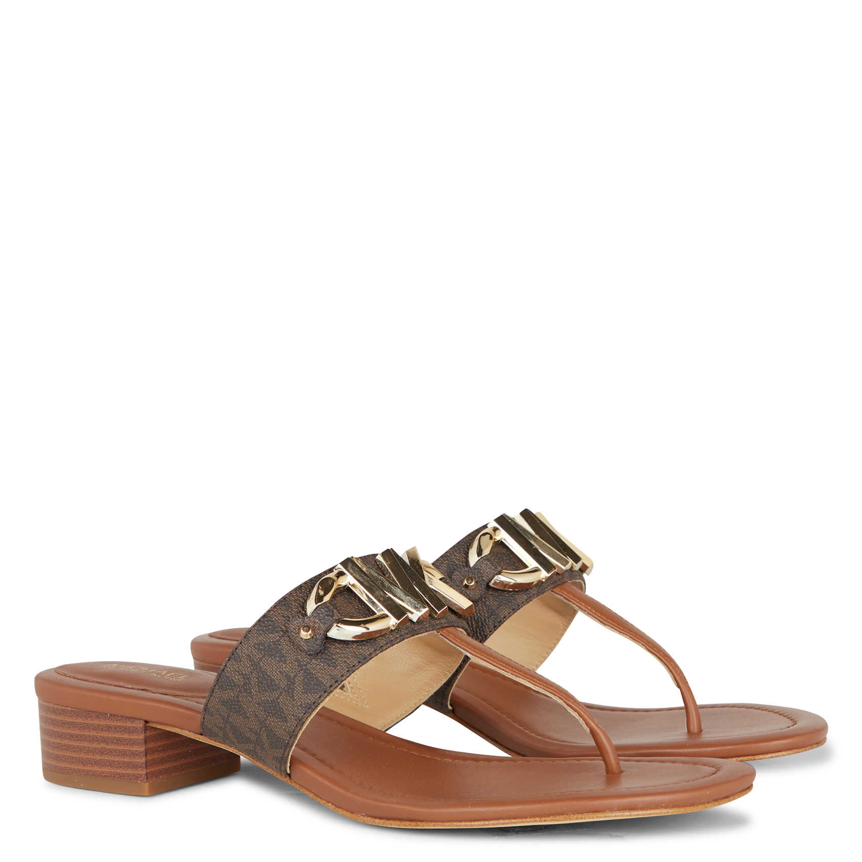 Sandales à talons| Marron