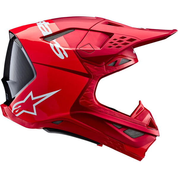 Alpinestars - Casque Supertech S-M10 Flood Rouge fluo / Mat / Brillant