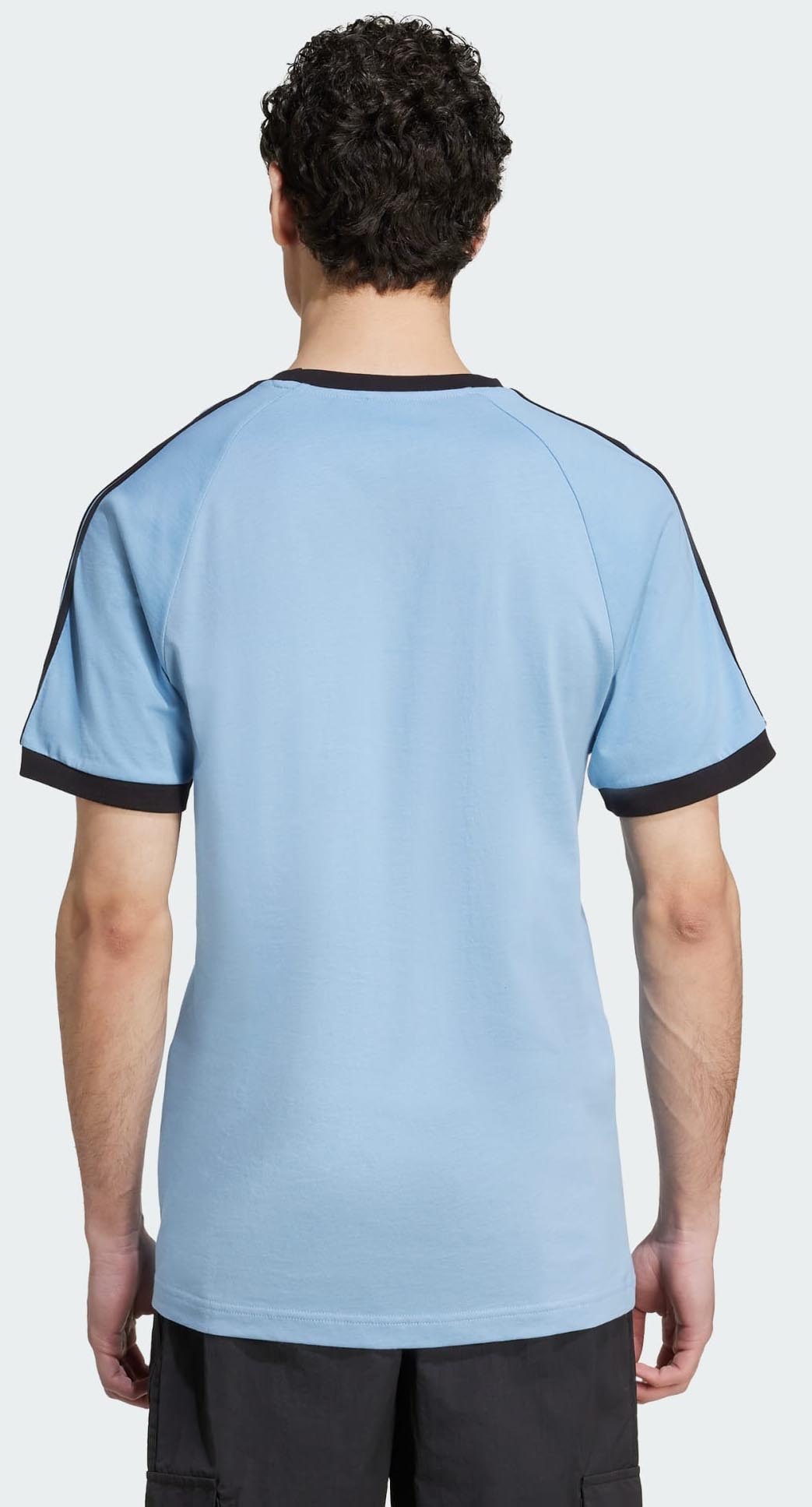 Adicolor Classics 3-Stripes Tee Herre Ash Blue/Black
