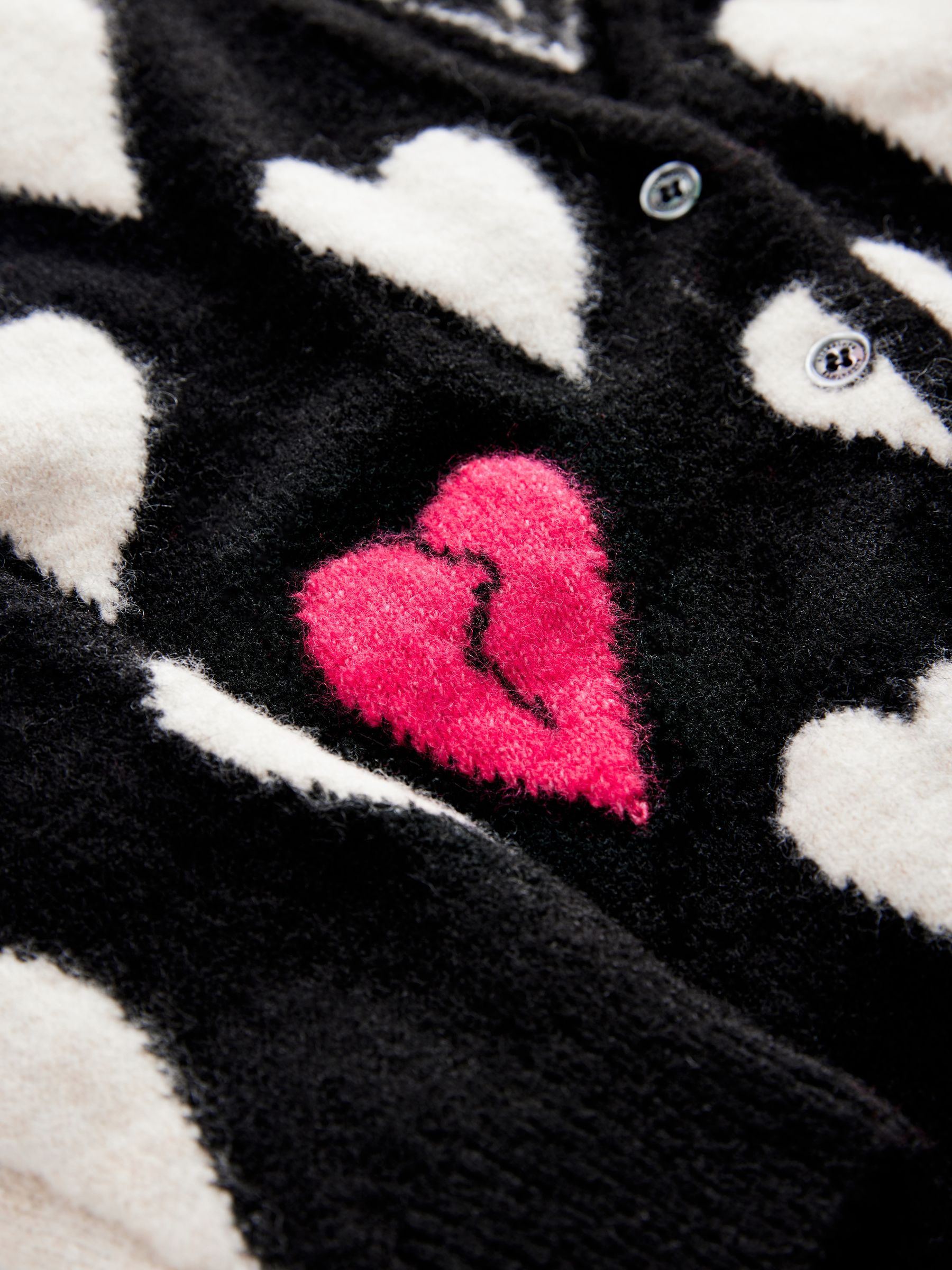 smALLSAINTS Amore Hart Meisjes Lang Gebreid Vest