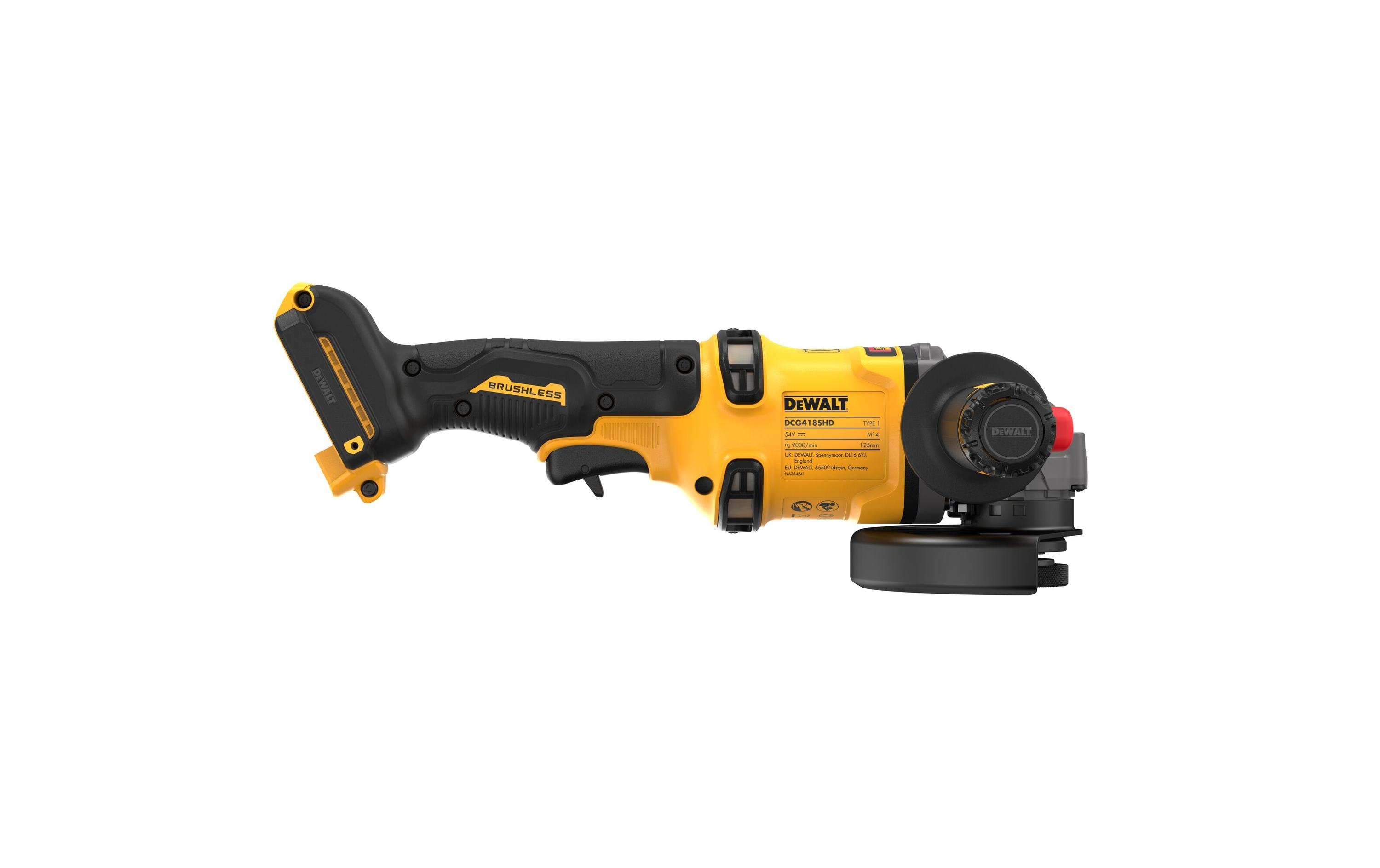 Winkelschleifer Dual Switch 54 V Ohne Akku<br>54 V Winkelschleifer mit bürstenlosem Motor