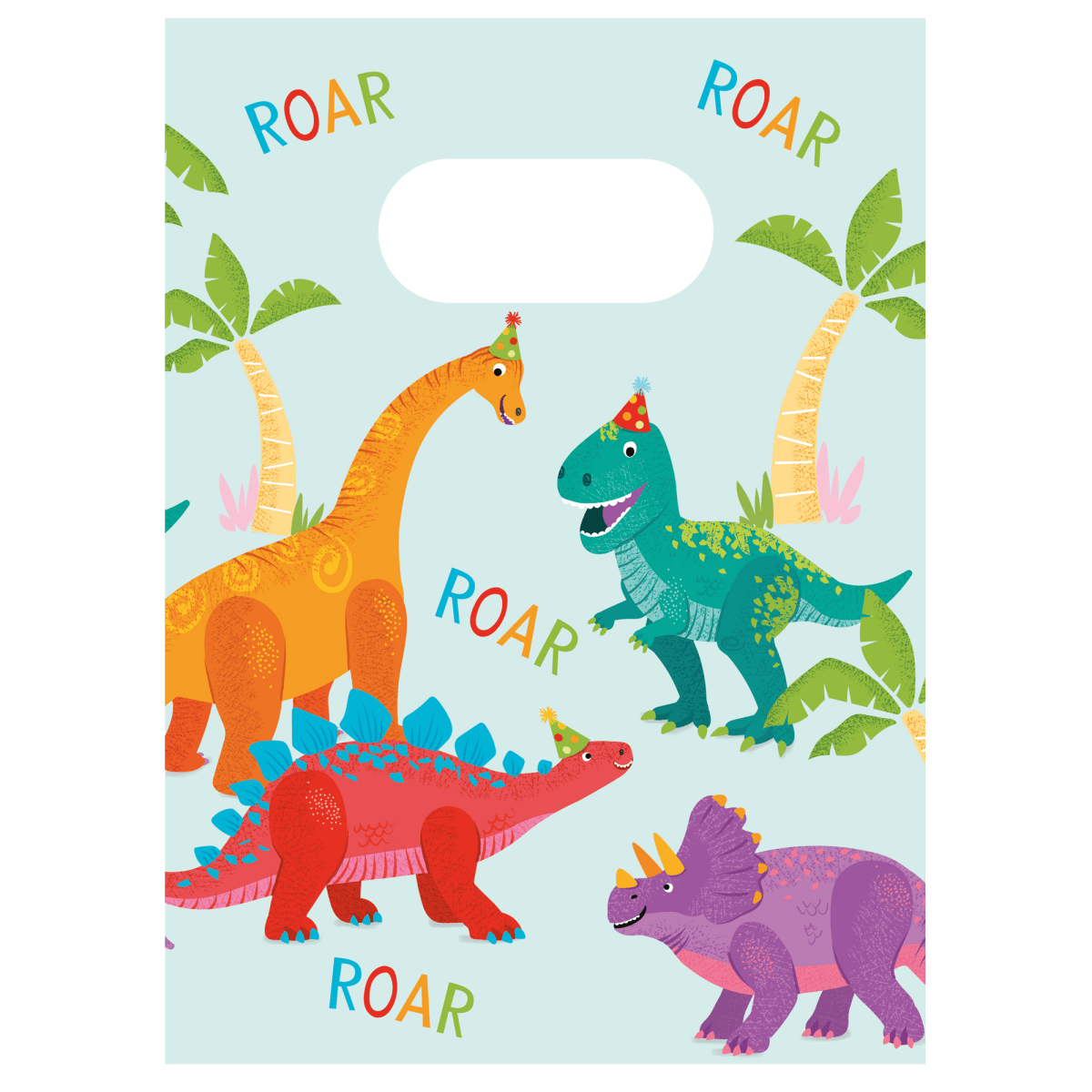 Dino Uitdeelzakjes Roar! 22cm 4st