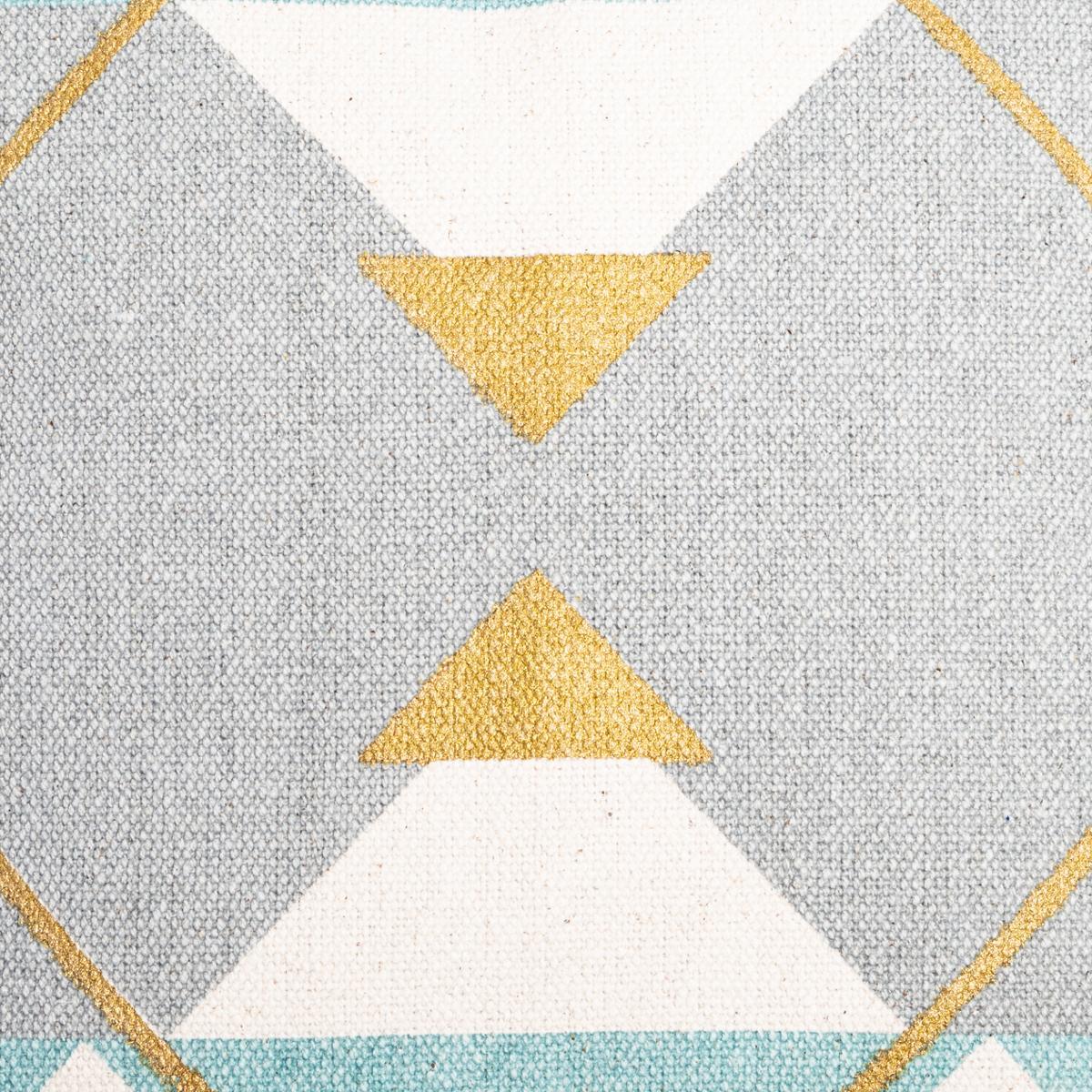 HOUSSE COUSSIN GEOMETRIQUE OR 40X40CM