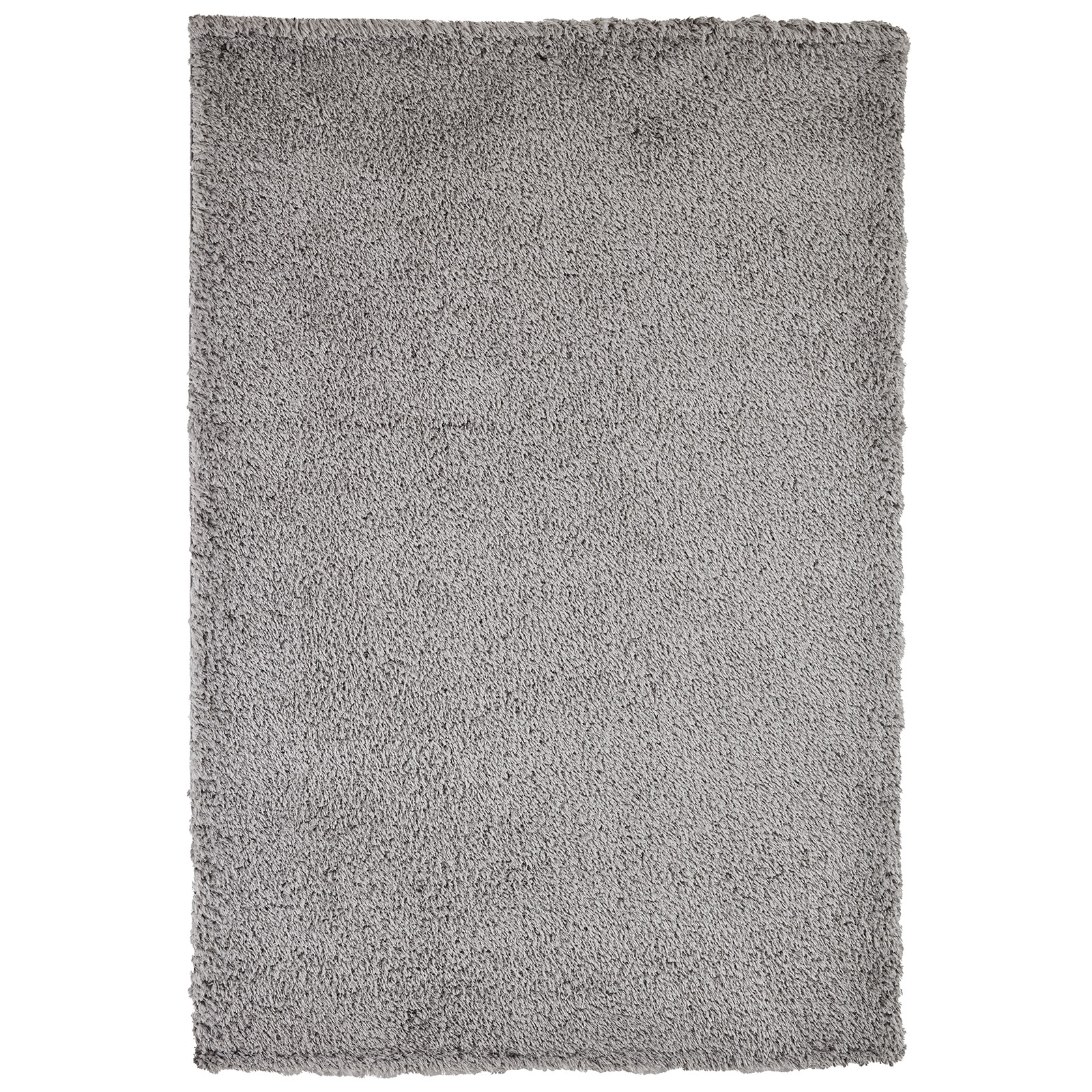Hochflorteppich - grau - 80x150 cm
