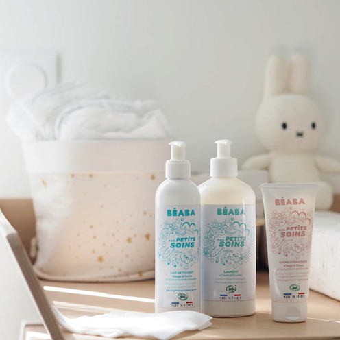 Lait nettoyant visage et corps à l'huile d'amande douce bio 250ml - BEABA