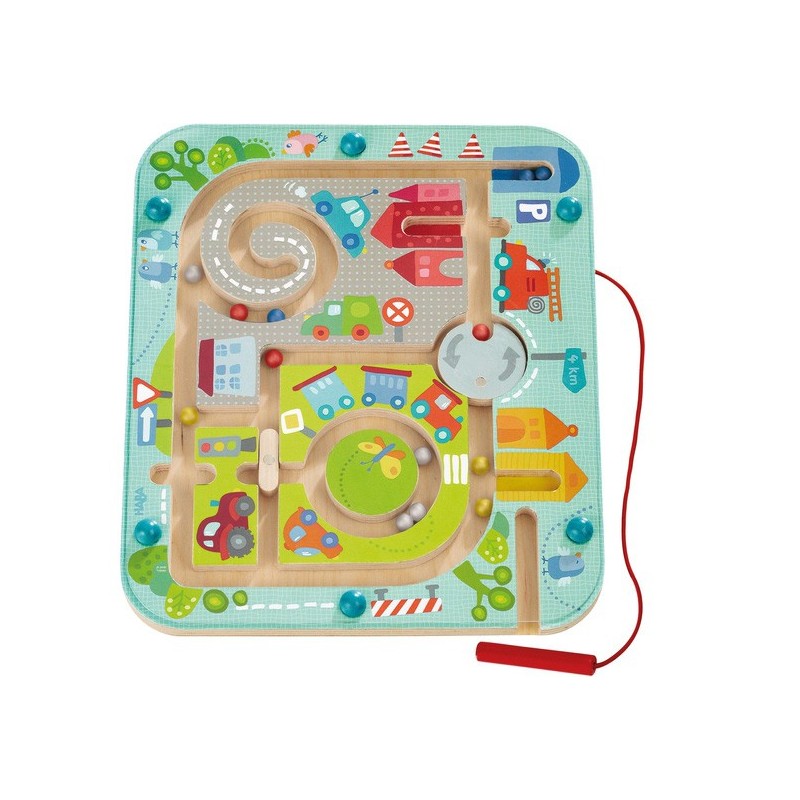 Jeu magnétique - Ville labyrinthe