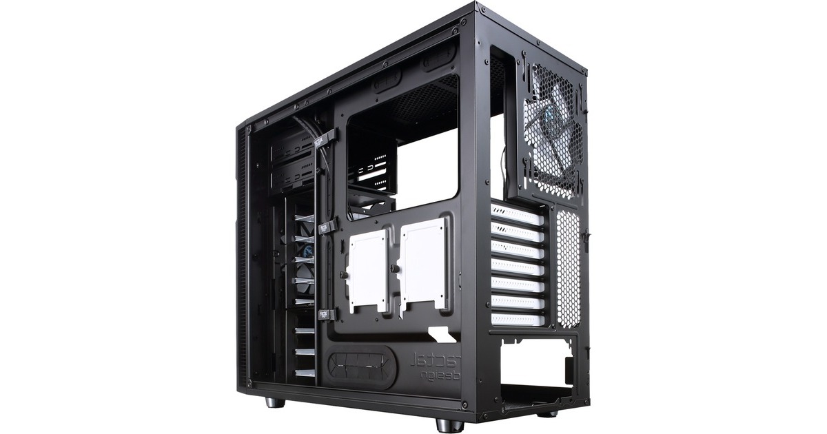 Fractal DesignDefine R5 Black midi tower behuizing  (Zwart | 4x USB-A)