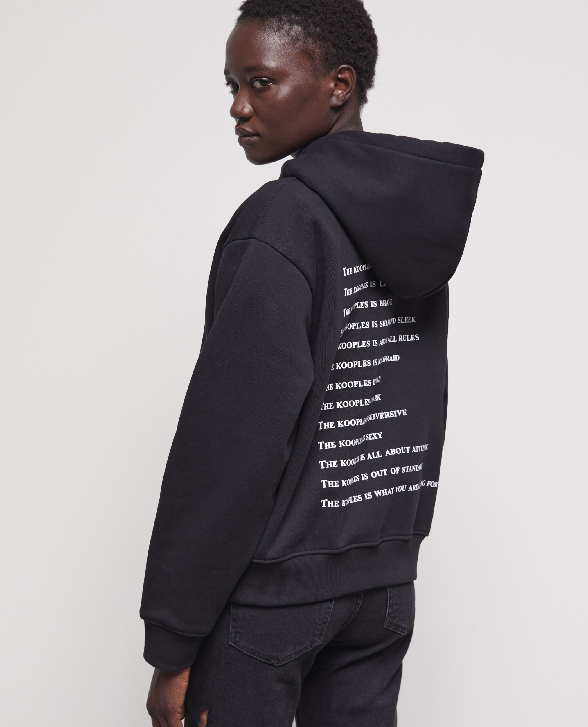 Sweatshirt What is en strass noir