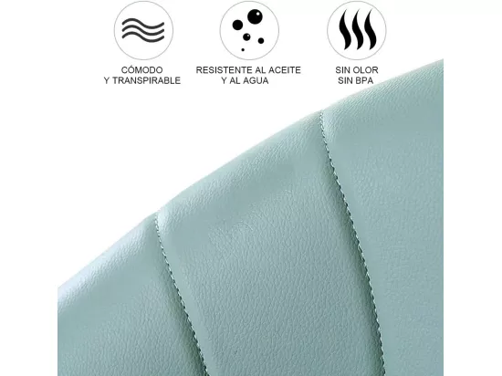 Chaise Haute Bébé Pliable Evolutive, Chaise Haute Enfant Réglable, Nettoyage facile, Avec Roulettes, Vert