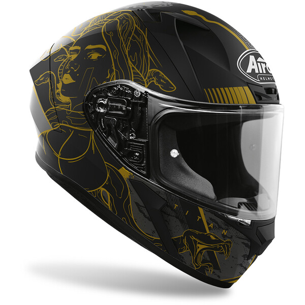 Airoh - Casque Valor Titan Noir Mat / Or