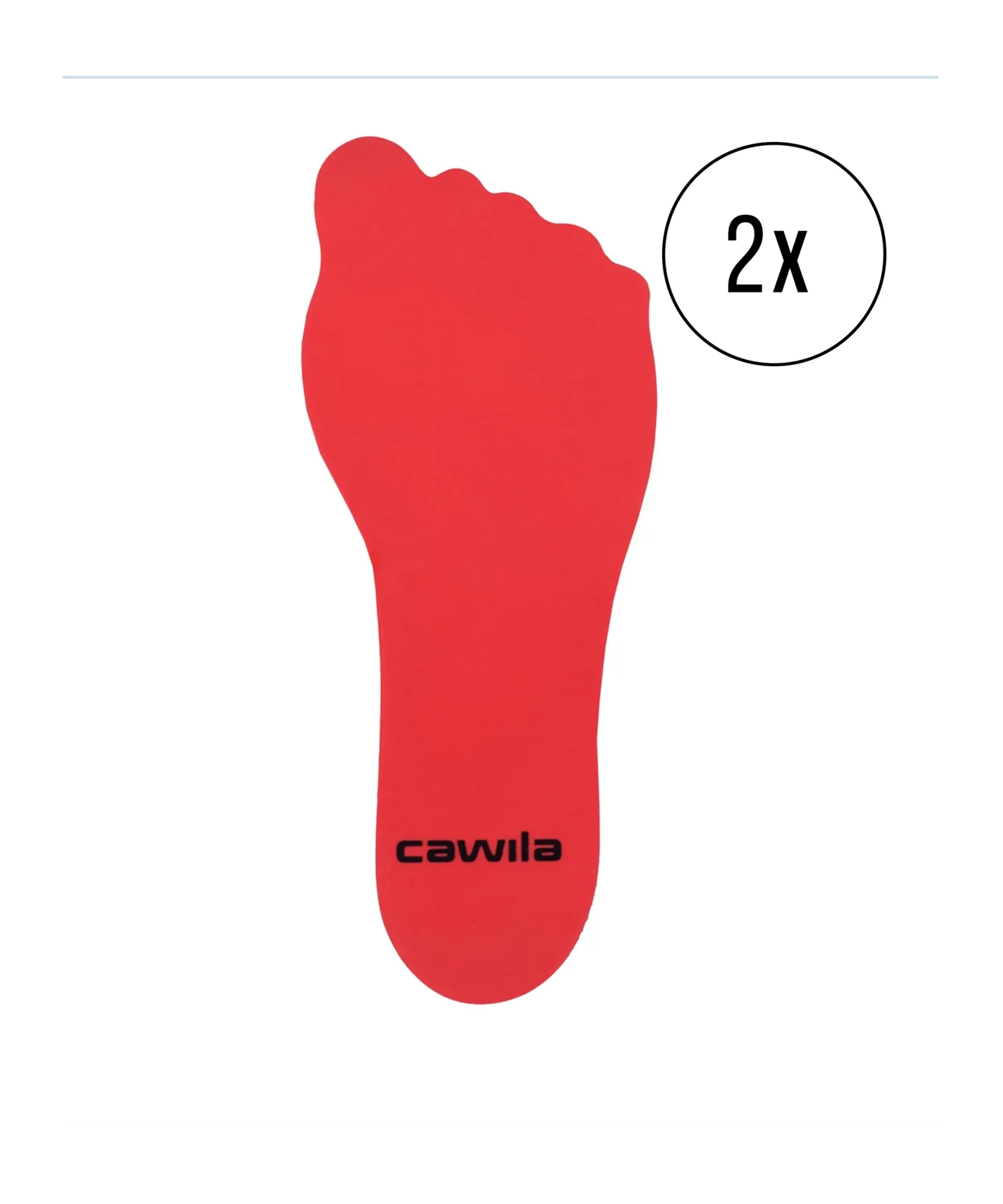 Cawila Marker-System Fuss 21cm 4er Set Rot