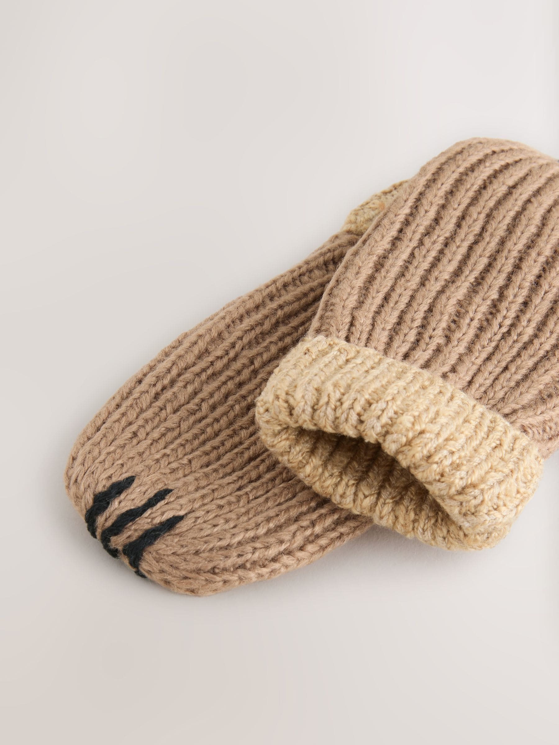 Bruin met beer - Hat & Mittens 2 Piece Set (3mths-6yrs)
