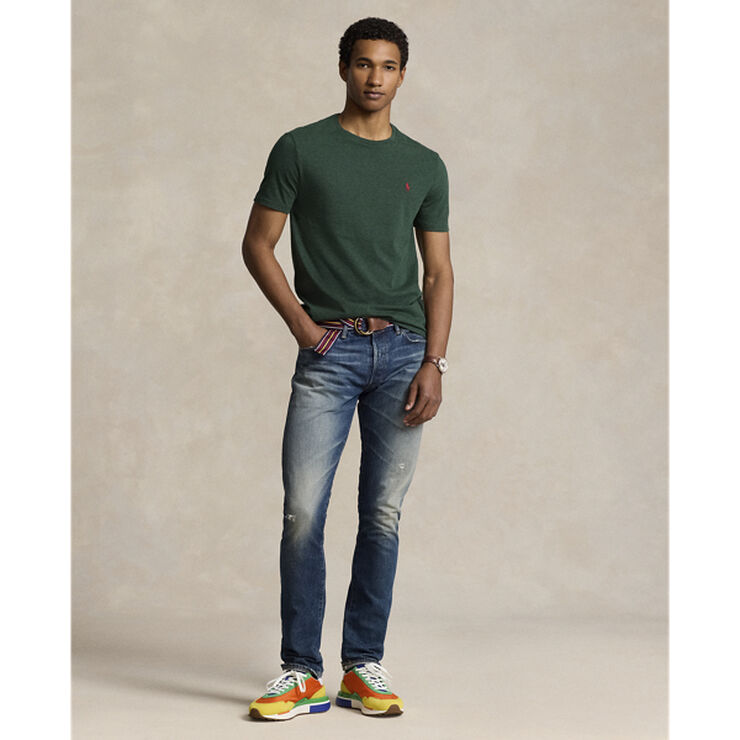 Polo Ralph Lauren Custom Slim Fit Jersey Crewneck T-Shirt Scotch pine heather/c3961