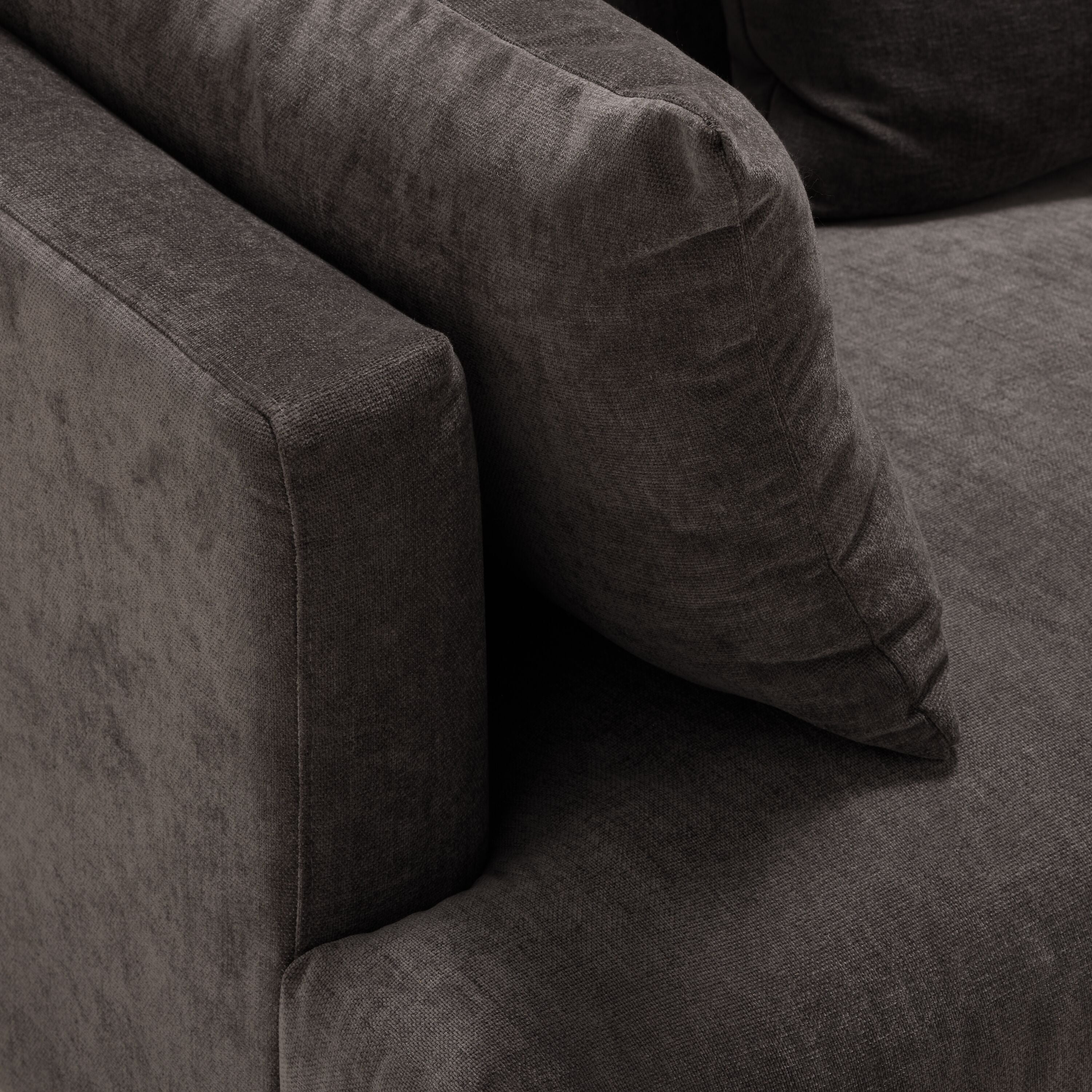 MARTENS 3.5er-Sofa - Anthrazit / B: 248.0 cm x T: 100.0 cm x H: 84.0 cm