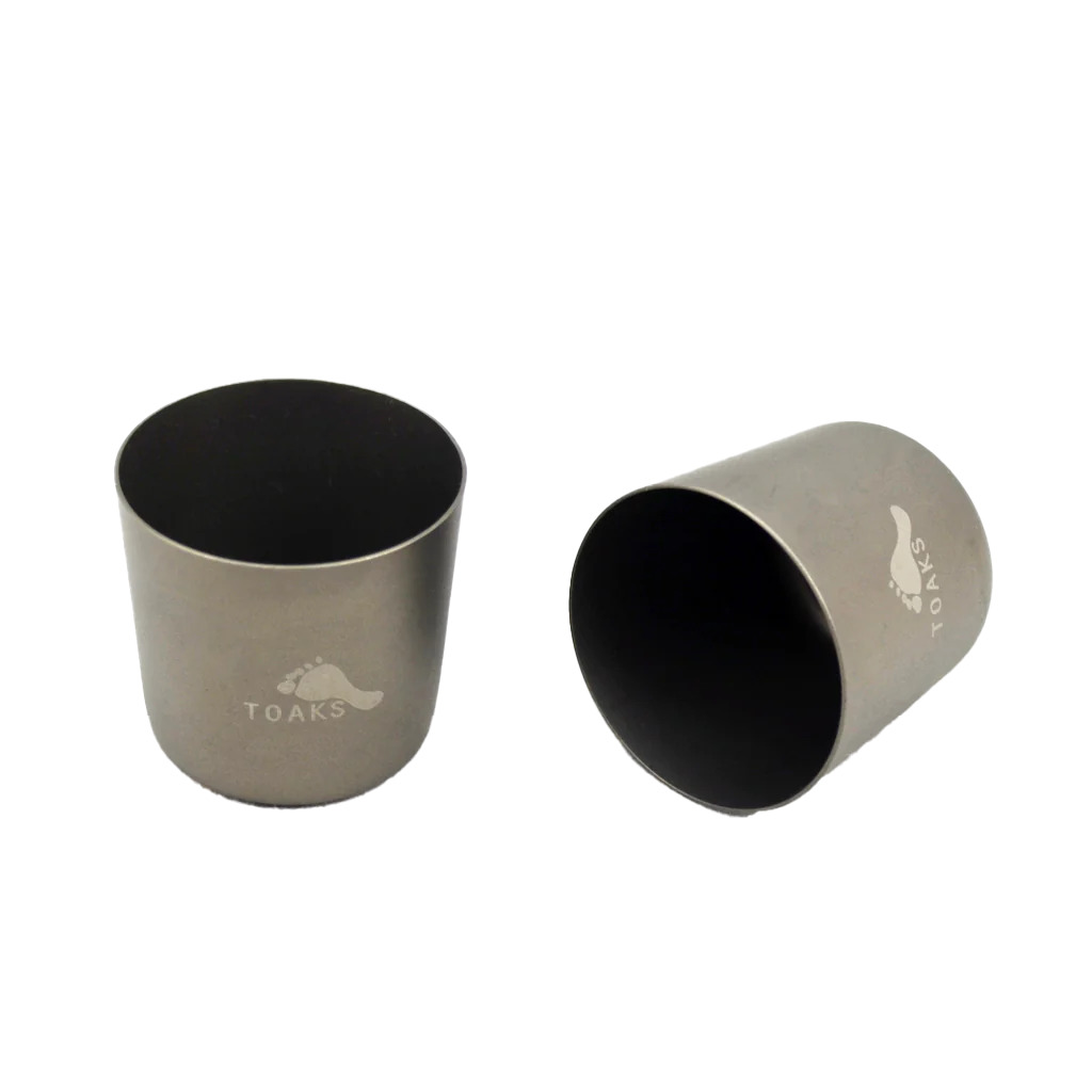 Titanium 42ml Shot Glass 2pcs