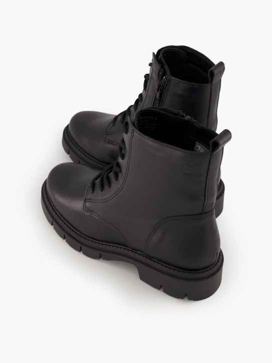 Tamaris Schnür-Stiefelette Schwarz