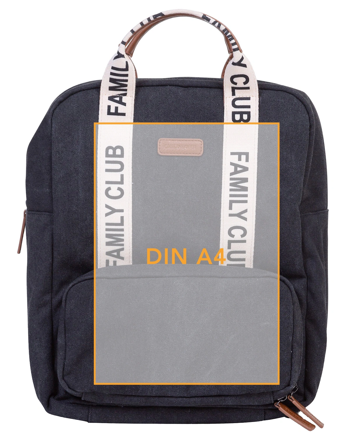 Wickelrucksack FAMILY CLUB (30x16x40) in schwarz