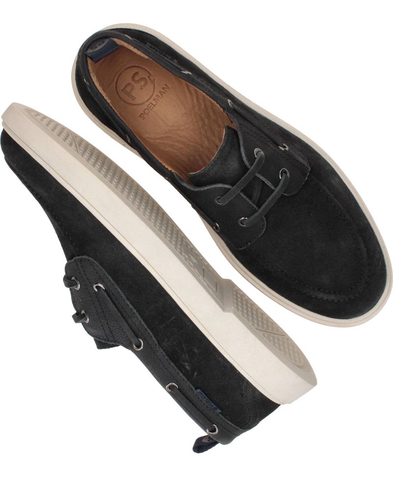 PS Poelman Veterschoenen Blauw Heren