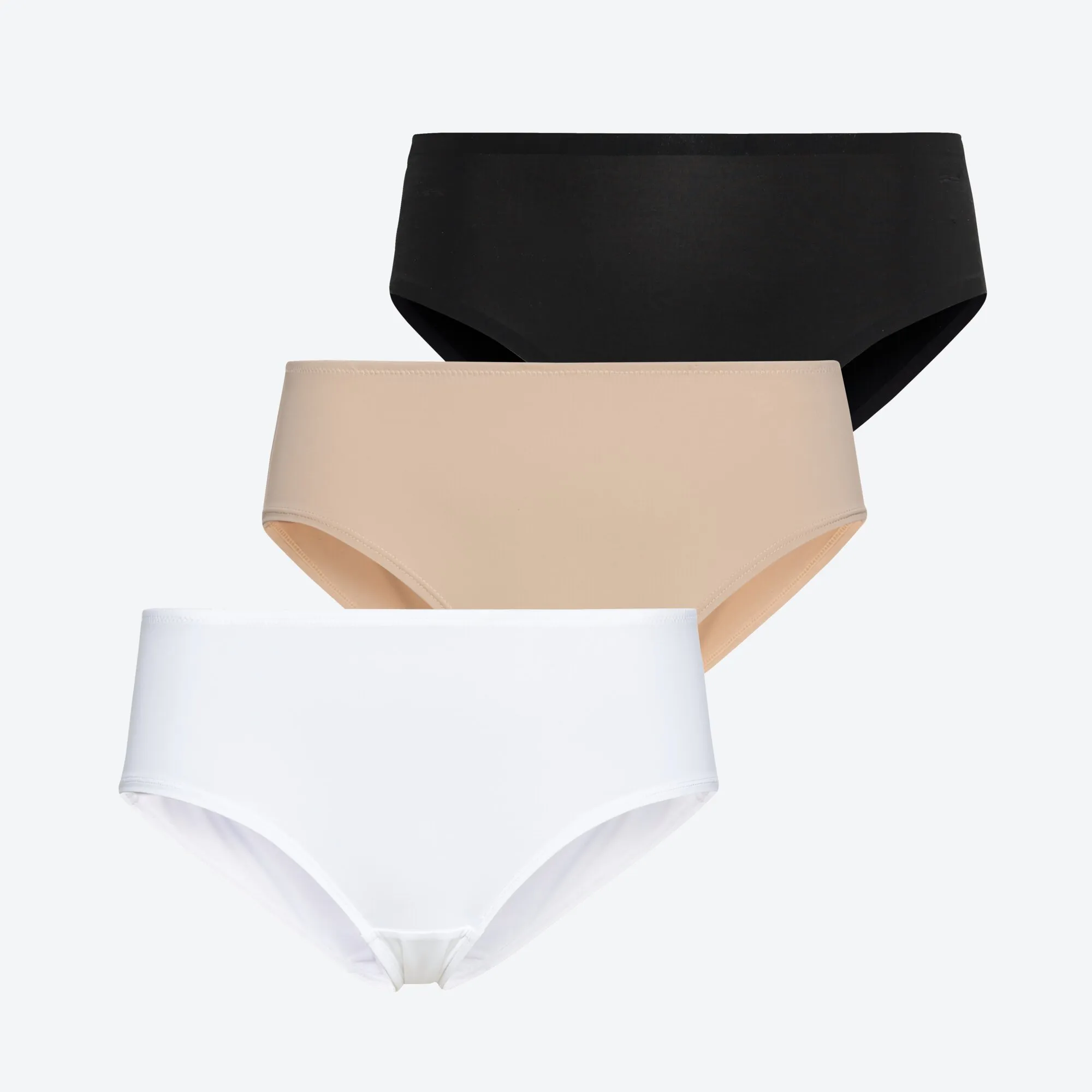 Damen-Hipster-Panty aus Mikrofaser, 3er-Pack