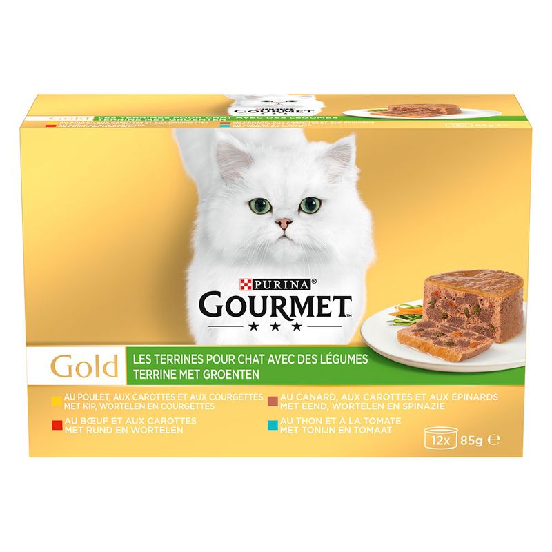 Jumbopack Gourmet Gold Les Terrines 96 x 85 g