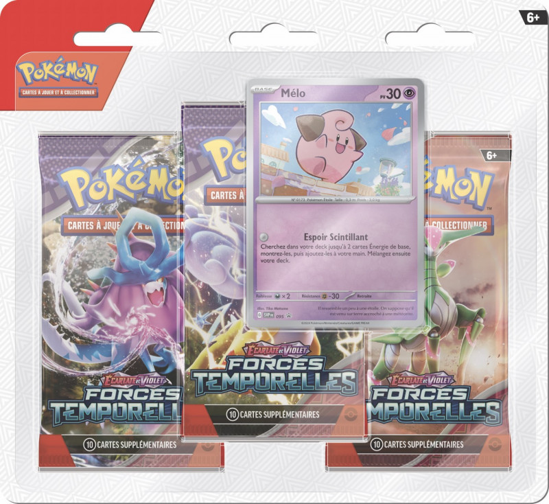 Pokémon EV05 : Forces Temporelles - Pack 3 Boosters