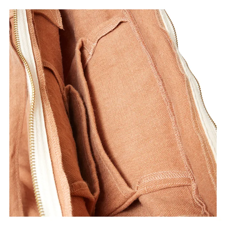Adorna Sac week-end en lin | Terracotta