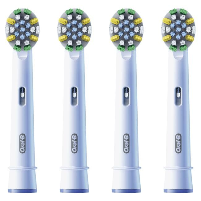 Oral-B Floss Action Opzetborstels Wit 4 Stuks
