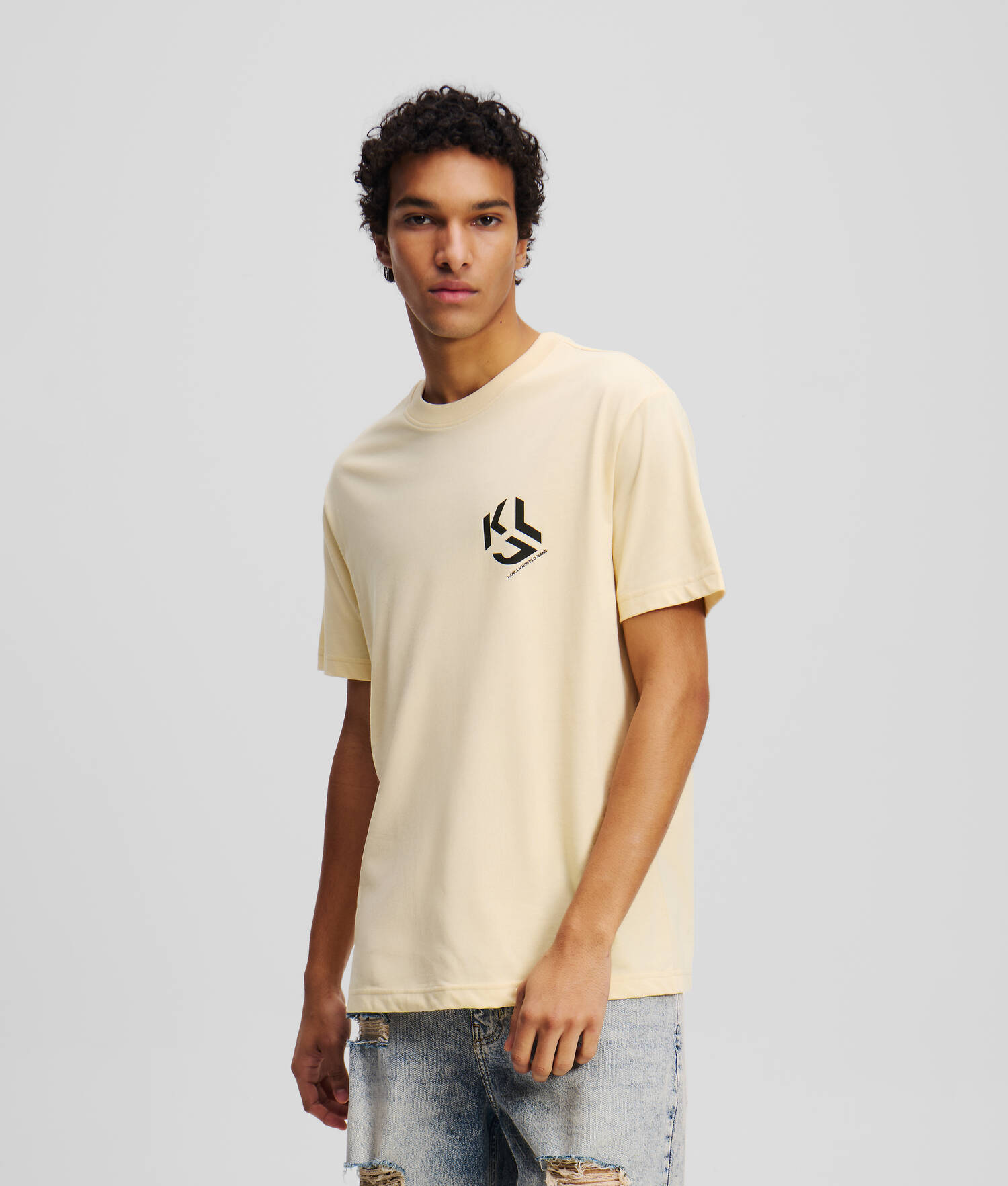 T-SHIRT AVEC MONOGRAMME - Frêne de bois
