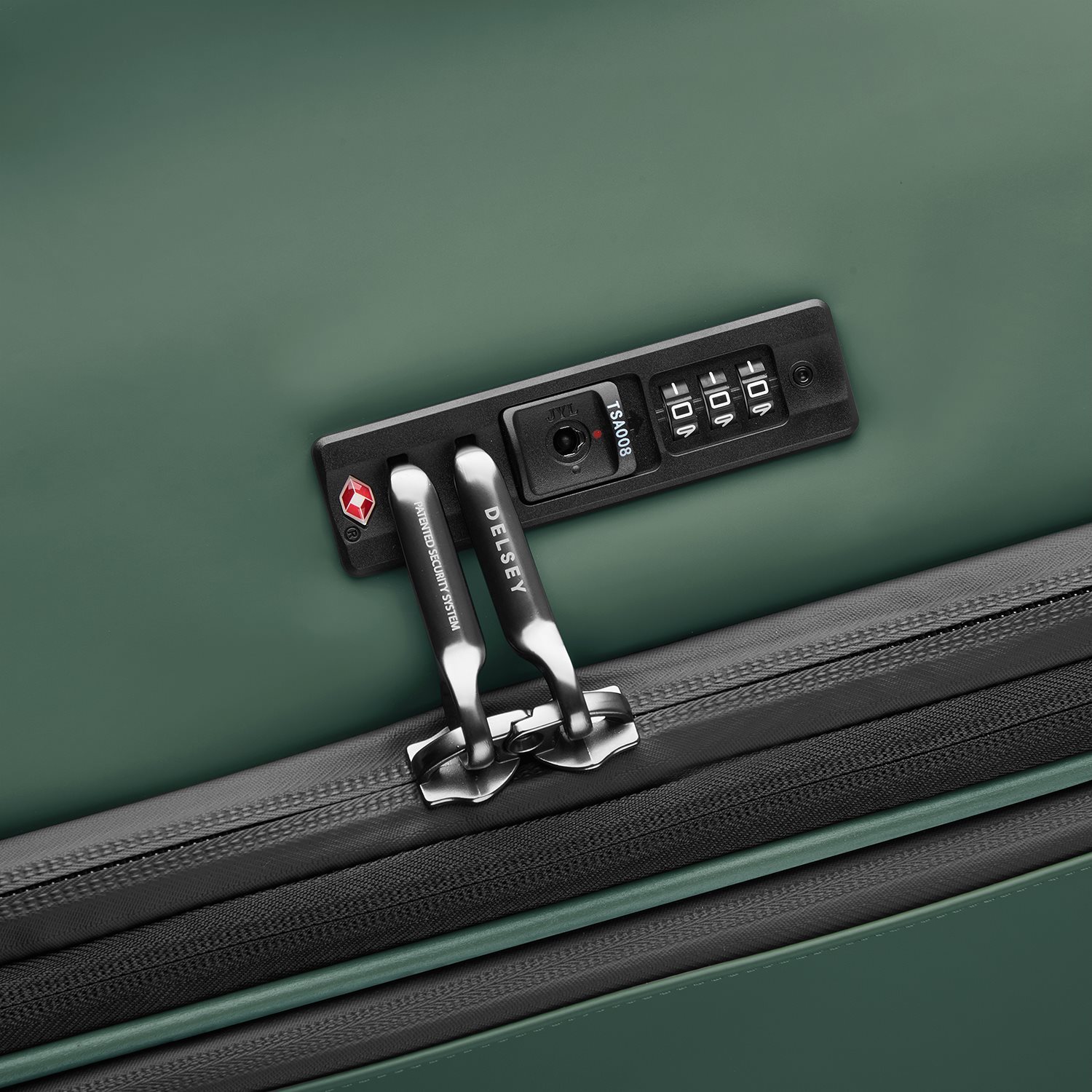 Delsey Turenne Soft Trolley XL Expandable dark green