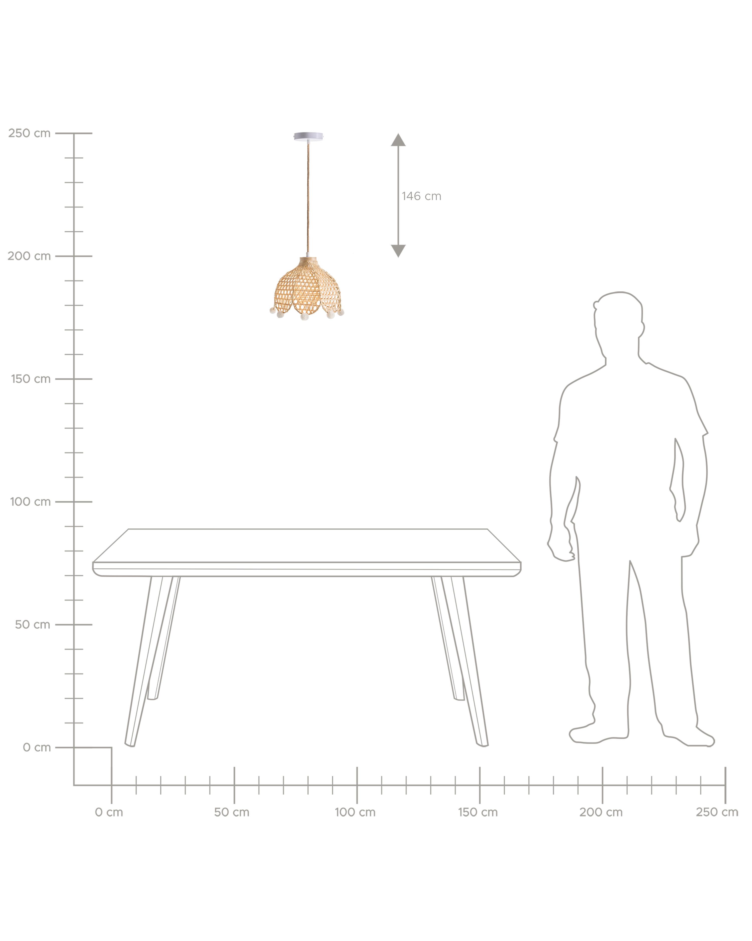 Hanglamp MANYAME Rotan Natuurlijk