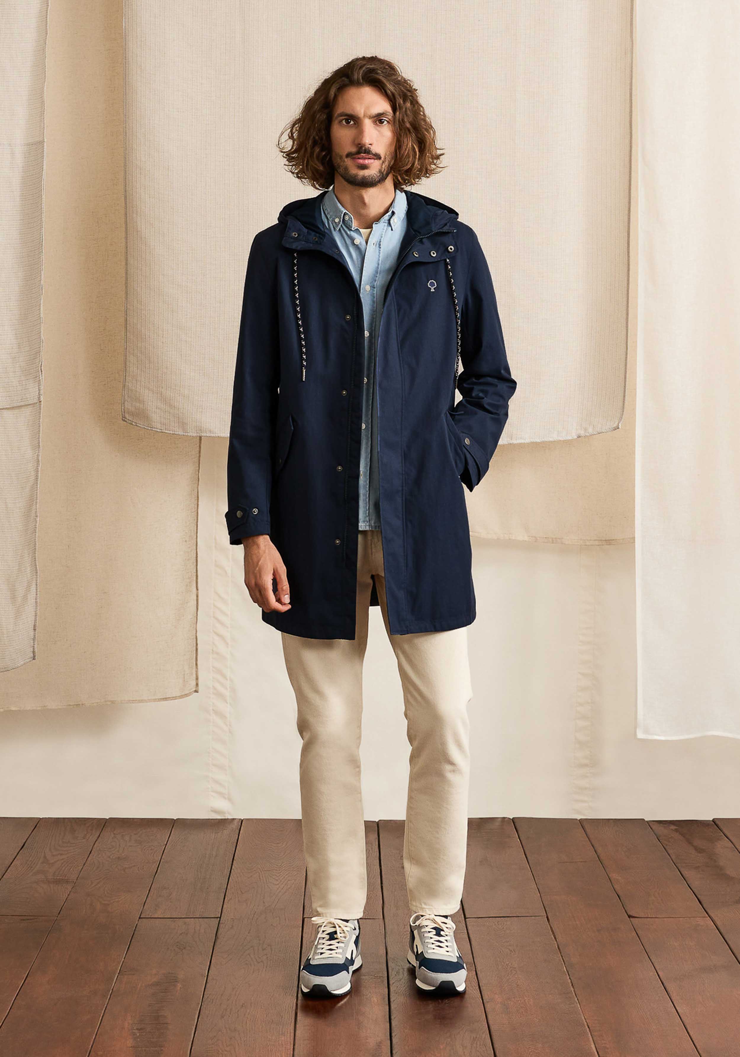 Faguo Jacke Gresigne Outerwear Woven Navy