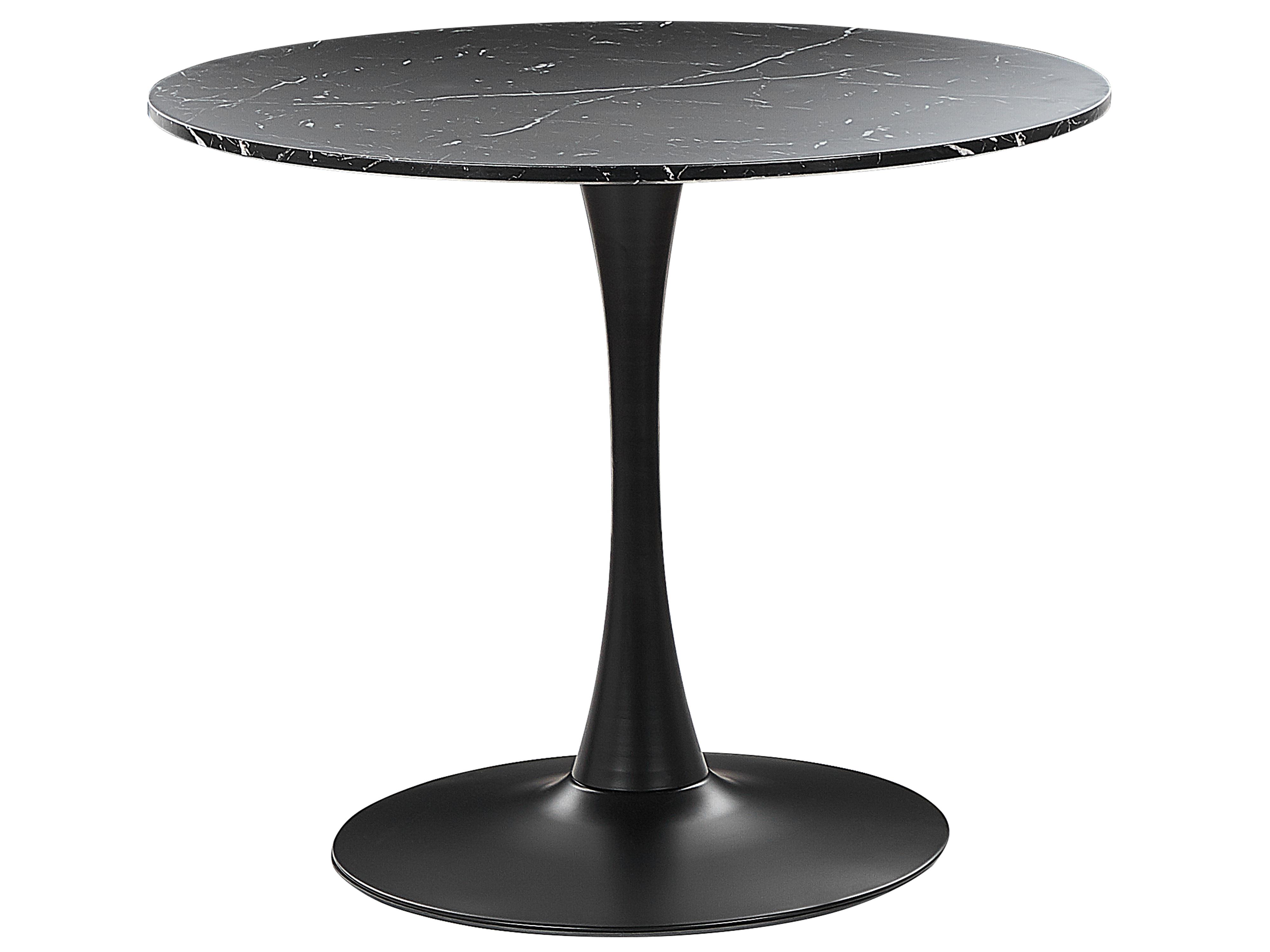 Eettafel BOCA Zwart marmer 90 cm 90 cm