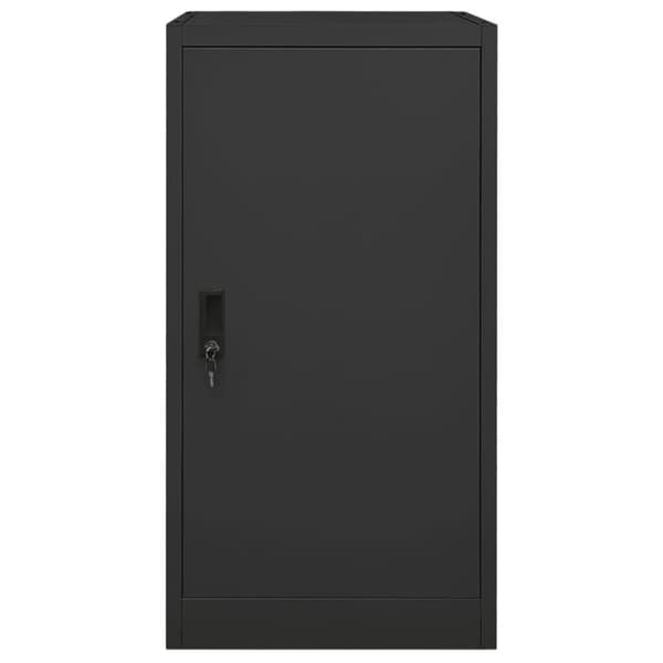 vidaXL Salskap antrasitt 53x53x105 cm stål